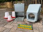 Kippen benodigdheden, legnesten, voerbakken, broed machine, Dieren en Toebehoren, Pluimvee | Toebehoren, Ophalen, Gebruikt, Drinken en Voederen