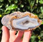 Natuurlijke Agaatgeode edelsteen mineralen natuursteen, Verzamelen, Mineralen en Fossielen, Ophalen of Verzenden, Mineraal