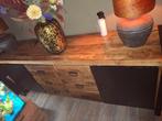 Mango houten dressoir, Huis en Inrichting, Kasten | Dressoirs, Ophalen, Zo goed als nieuw, 200 cm of meer, 25 tot 50 cm