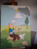Schilderij, Verzamelen, Ophalen, Kuifje, Gebruikt, Plaatje, Poster of Sticker