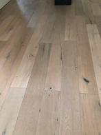 houten vloer lamelparket met eiken toplaag, Doe-het-zelf en Verbouw, Vloerdelen en Plavuizen, Zo goed als nieuw, 10 m² of meer