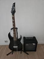 Compleet set Ibanez elektrische gitaar, Roland versterker &, Muziek en Instrumenten, Gebruikt, Ibanez, Met versterker, Ophalen of Verzenden