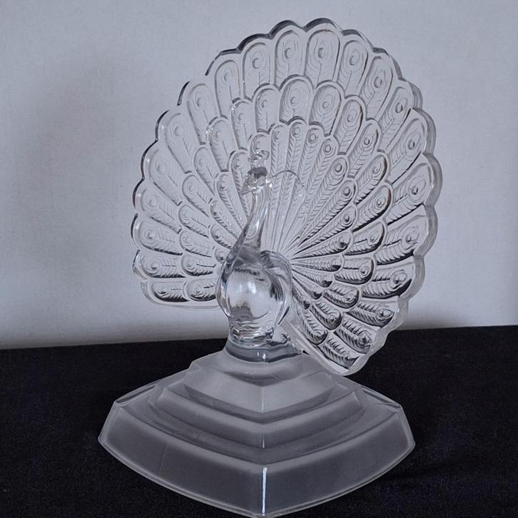 Vintage sculptuur PAUW zeer mooi kristal, Antiek en Kunst, Curiosa en Brocante, Ophalen