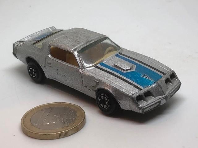 Pontiac Firebird Grijs, Yatming, Hobby en Vrije tijd, Modelauto's | Overige schalen, Gebruikt, Auto, Ophalen of Verzenden