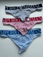 Set EA Microfiber Thong, Kleding | Heren, Verzenden, Overige kleuren, Emporio Armani, Slip