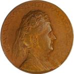 Koningin Emma 50 jaar in Nederland - van Goor, Postzegels en Munten, Penningen en Medailles, Ophalen of Verzenden, Overige materialen