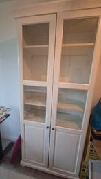 Liatorp boekenkast met glazen deuren, Ophalen, 200 cm of meer, 50 tot 100 cm, Modern