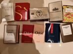 10 testers parfum, Ophalen of Verzenden, Zo goed als nieuw, Miniatuur