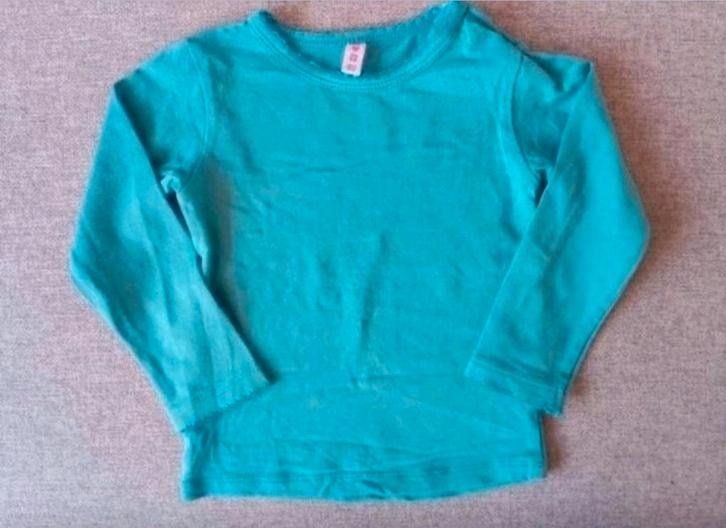 Zgan! Heerlijke zachte blauwe stretch longsleeve! Maat 80, Kinderen en Baby's, Babykleding | Maat 80, Zo goed als nieuw, Meisje