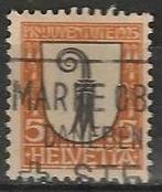 Zwitserland No.185 O. ADV. no.16 T., Verzenden, Gestempeld