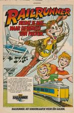 Retro reclame 1988 NS railrunner ga naar Schiphol, Verzamelen, Verzenden, Overige typen