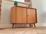 Vintage kast wandmeubel hout jaren 50/60/70, Ophalen, Minder dan 150 cm, Minder dan 100 cm, 25 tot 50 cm