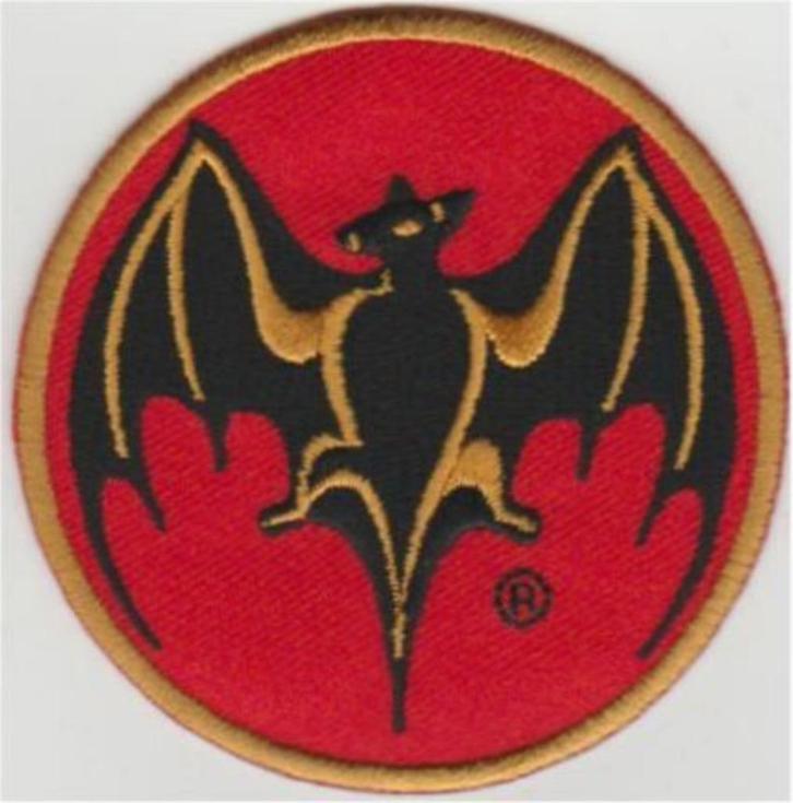 Bacardi stoffen opstrijk patch embleem, Verzamelen, Kleding en Patronen, Nieuw, Overige typen, Verzenden