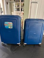 Samsonite S’Cure Spinner kofferset 75 + 69 donker blauw, Ophalen, Hard kunststof, 45 tot 55 cm, Slot
