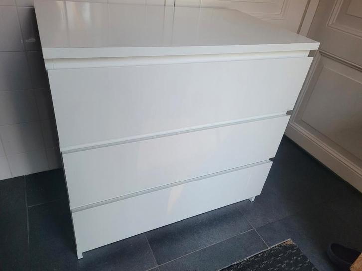 Ikea malm ladekast, Huis en Inrichting, Kasten | Ladekasten, Gebruikt, Minder dan 100 cm, 50 tot 100 cm, 25 tot 50 cm, 3 of 4 laden