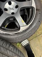 Zo goed als nieuwe banden met velg 4x100, Auto-onderdelen, Banden en Velgen, Ophalen, 15 inch, 185 mm, Band(en)