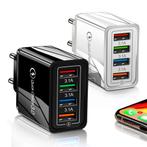 USB Quick Charge 3.0 universele snel opladers met 4 poorten, Telecommunicatie, Mobiele telefoons | Telefoon-opladers, Ophalen