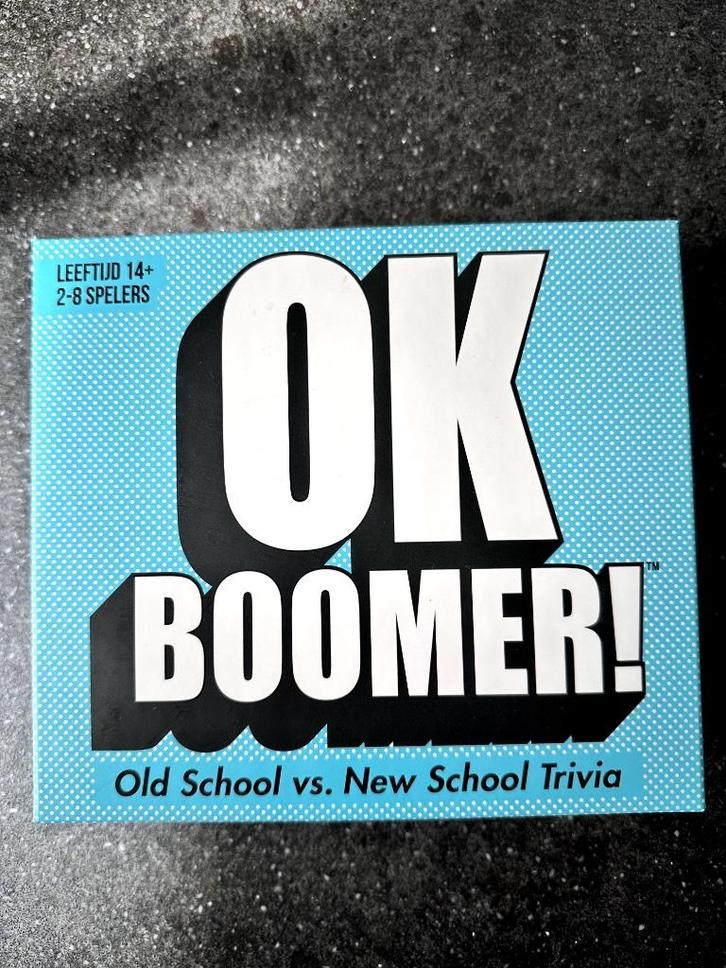 OK Boomer, Hobby en Vrije tijd, Gezelschapsspellen | Kaartspellen, Zo goed als nieuw, Vijf spelers of meer, Ophalen of Verzenden