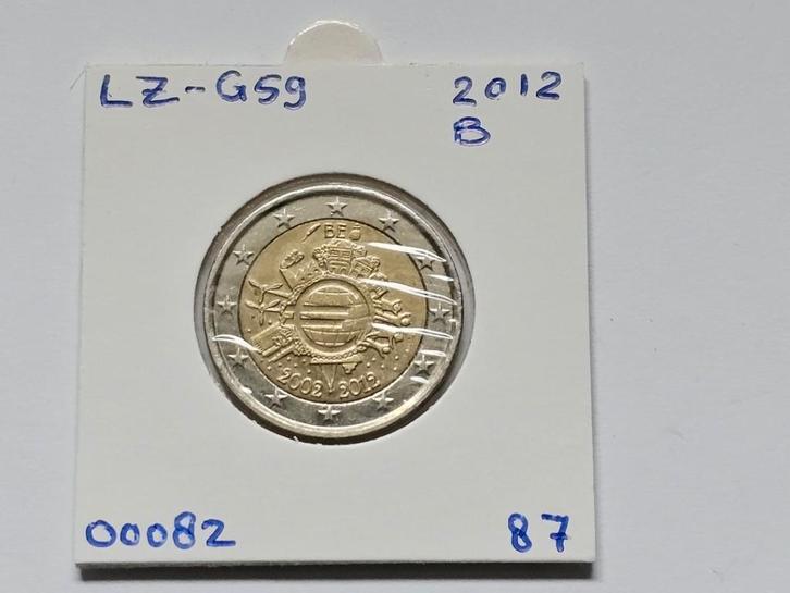 2-euromunt België (B) 2012 Europa LZ-G59, Postzegels en Munten, Munten | Europa | Euromunten, Losse munt, 2 euro, België, Ophalen of Verzenden