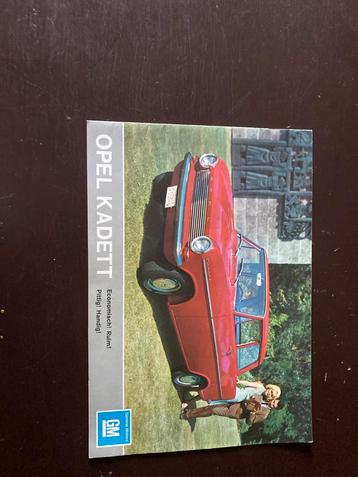 Opel Kadett Reclamefolder - Vintage! beschikbaar voor biedingen