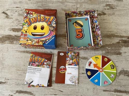 Twist! emoji ravensburger [s519], Hobby en Vrije tijd, Gezelschapsspellen | Bordspellen, Zo goed als nieuw, Ophalen of Verzenden