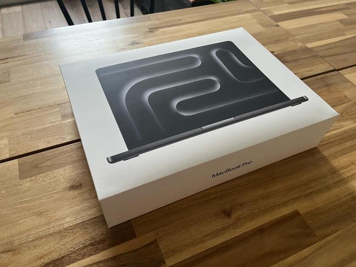 MacBook Pro 14”, M4Pro 12CPU/16GPU, 24GB/512GB Spacezwart, Computers en Software, Apple Macbooks, Nieuw, MacBook Pro, Overige groottes