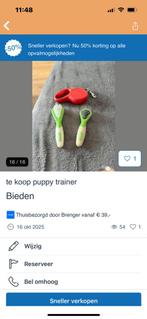 honden riem rood, Dieren en Toebehoren, Ophalen of Verzenden, Zo goed als nieuw
