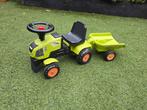 FALK Speelgoedtractor Claas Axos 310 met aanhanger, Ophalen, Gebruikt, Trapvoertuig