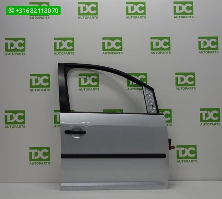 Volkswagen Caddy GP ('10-'15) Voorportier rechts zilvergrijs, Auto-onderdelen, Carrosserie en Plaatwerk, Deur, Volkswagen, Voor