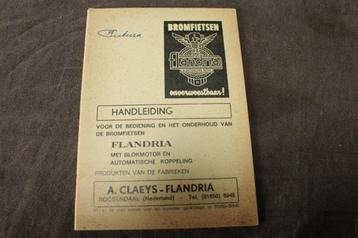 Flandria Futura met automatische koppeling instructie boekje beschikbaar voor biedingen