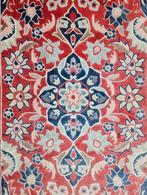 Handgeknoopt Oriental zijde tapijt floral China 94x156cm, Crème, Onbekend, Zo goed als nieuw, Onbekend