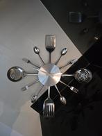 Originele Wandklok van Bestek, Huis en Inrichting, Ophalen of Verzenden, Gebruikt, Analoog, Wandklok