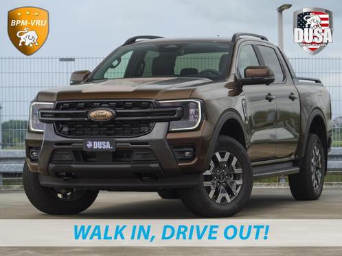 Ford Ranger Wildtrak | 2.3L | Double Cab | PHEV Black copper, Auto's, Ford, Bedrijf, Te koop, Ranger, 4x4, ABS, Achteruitrijcamera