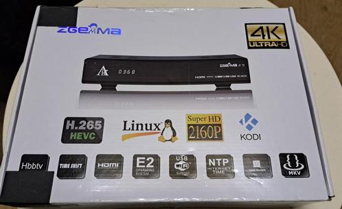 Zgemma H7S 4K UHD Linux Decoder – Inclusief WiFi-adapter, Audio, Tv en Foto, Decoders en Harddiskrecorders, Gebruikt, Ophalen
