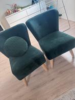 2 groene fauteuils incl. kussentje, Twee, Ophalen of Verzenden, Zo goed als nieuw, Overige kleuren