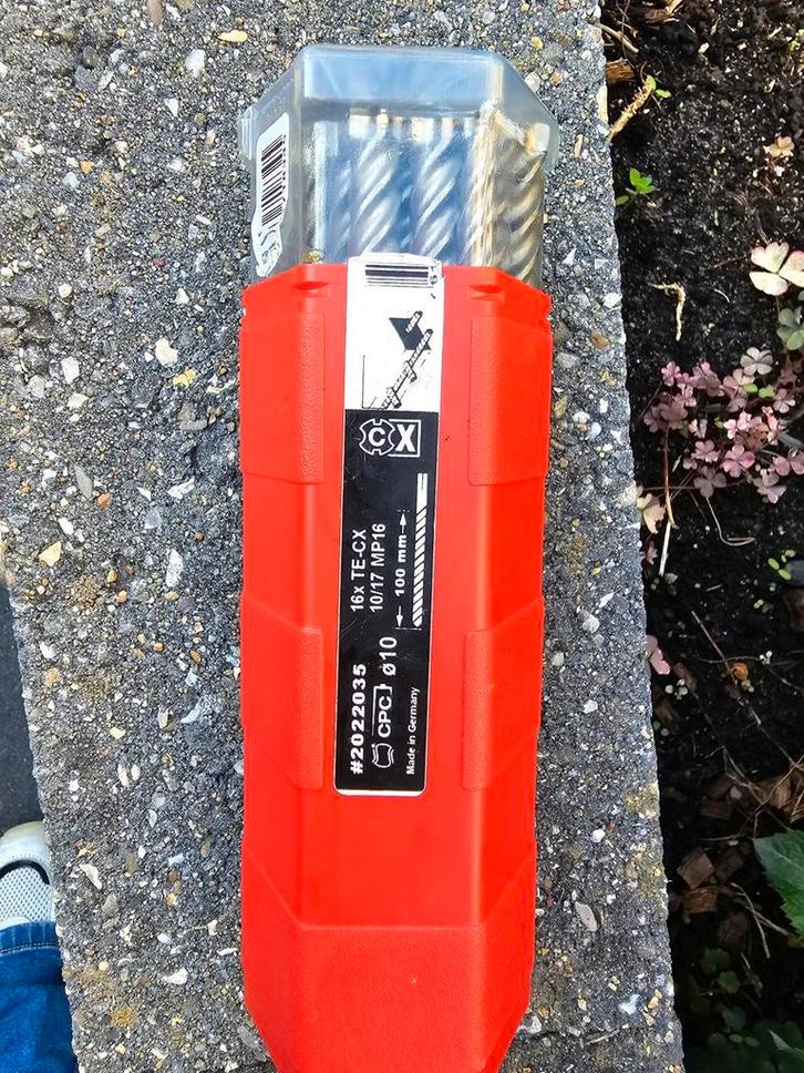 Hilti boortjes, type 16 stuks Boorhamer TE-CX 10/17 MP16 SDS, Doe-het-zelf en Verbouw, IJzerwaren en Bevestigingsmiddelen, Nieuw