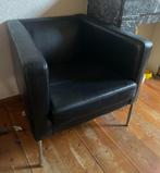 2 zwarte stoelen, Huis en Inrichting, Stoelen, Ophalen, Gebruikt, Zwart, Twee