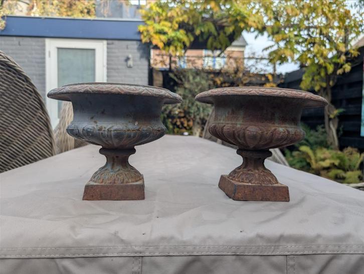 Oude Empirevazen - Set van 2, Tuin en Terras, Tuinvazen, Gebruikt, Ophalen