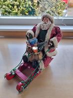 Vintage kerstman op slee, Ophalen