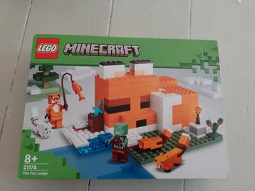 21178 Lego Minecraft the Fox Lodge  beschikbaar voor biedingen