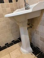 Keramische Wastafel met Kolom - Heritage, Huis en Inrichting, Ophalen, Minder dan 50 cm, Gebruikt, Minder dan 100 cm