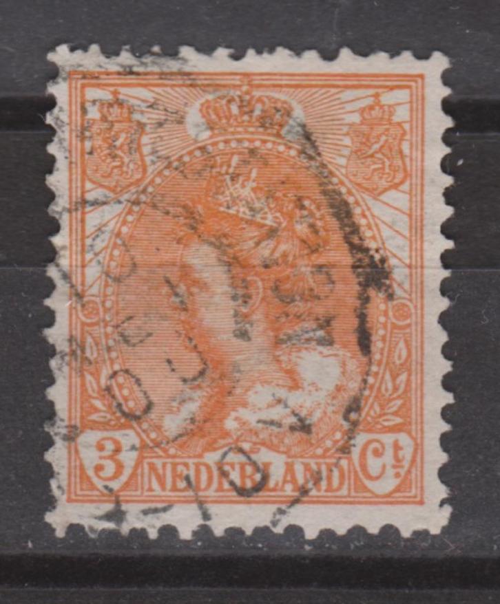 NVPH 56 geb Wilhelmina 1899 ; OUD NEDERLAND per stuk, Postzegels en Munten, Postzegels | Nederland, Gestempeld, T/m 1940, Verzenden