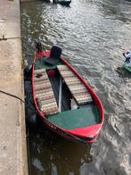 Stalen vlet / sloep met buitenboordmotor, Watersport en Boten, Ophalen, Gebruikt, Tot 10 pk, Staal