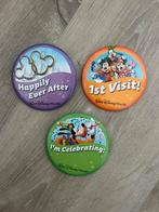 Buttons disney world (3 stuks), Ophalen of Verzenden, Overige figuren, Nieuw