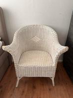 Rieten stoel, Ophalen, Gebruikt, Wit, Eén