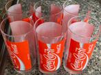 6x Vintage Coca-Cola glazen met Bengaalse tekst, Ophalen, Nieuw, Gebruiksvoorwerp