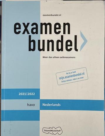 Examenbundel HAVO Nederlands 2021-2022 beschikbaar voor biedingen