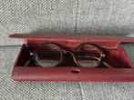 Vintage Ronde Bril met Etui, Antiek en Kunst, Ophalen of Verzenden, Dames