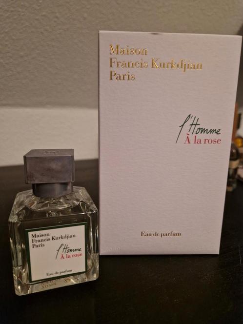 Maison Francis Kurkdjian l'Homme a la Rose sample decant, Sieraden, Tassen en Uiterlijk, Uiterlijk | Parfum, Zo goed als nieuw