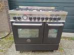 Bertazzoni 90cm gasfornuis matzwart – dubbele oven, Ophalen, Gebruikt, 60 cm of meer, Gas